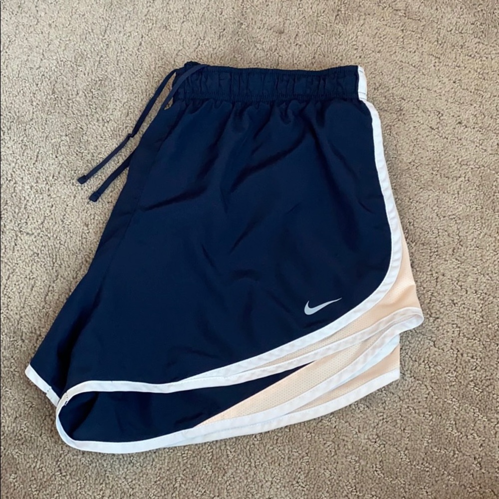 Nike running shorts- light pink & navy